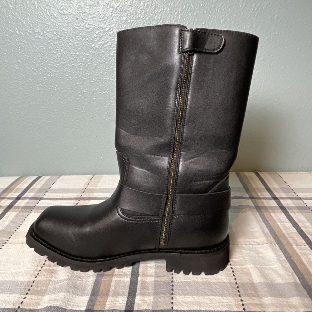 Men’s Motorcycle Tall Harness Boots Waterproof Black DA-BTM8006 Dream Apparel - Picture 4 of 10